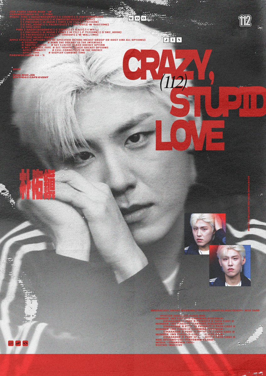 w00jinary's tweet photo. 𝟸𝟶𝟸𝟼 ᴡᴏᴏᴊɪɴ's ʙɪʀᴛʜᴅᴀʏ ᴄᴀғᴇ ᴇᴠᴇɴᴛ

𝘾𝙧𝙖𝙯𝙮 𝙎𝙩𝙪𝙥𝙞𝙙 𝙇𝙤𝙫𝙚

✺ 26.10.31 - 11.01
✺ 홍대 디어마이디어

#박우진 #PARKWOOJIN
#CSL_FOR_WOOJIN https://t.co/Gt2T15WyzC