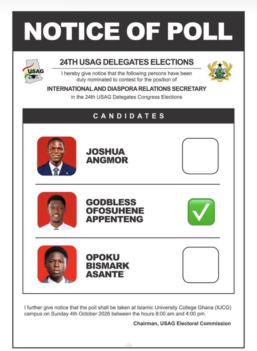 KWAME__GUY's tweet photo. As you know we ain’t stopping 📌
Day 17 of posting @QwesiAdvice until he wins the USAG IDRS26.
He served well as Local Nugs President and willing to serve USAG as IDRS.
USAG delegates hear me out🤲🏾.
#USAG26 https://t.co/TAm3DxMy5w