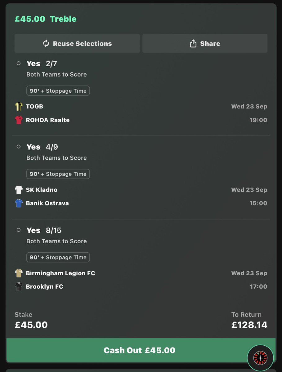 JamesCarterTip's tweet photo. BTTS Acca 

Drop a ❤️ if you’re on https://t.co/1IvH61K0Q4