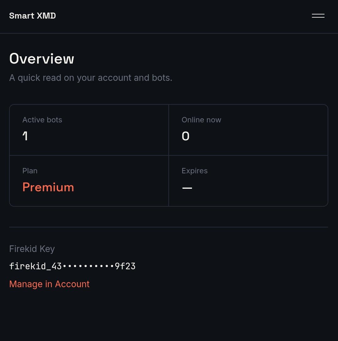 firekid_dev's tweet photo. Day 23

Smart xmd dashboard 

Soon....... https://t.co/1TD9rbQc1I