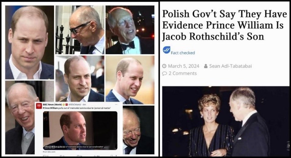 ExposingEvil704's tweet photo. In 1819, the Rothschilds purchased Royal Breeding Rights in the monarchy for 200 years. 

William is the son of Jacob Rothschild, which is clear as day that's what happened. 

The Polish Gov verifies the story… https://t.co/T3dHV6SQJP
