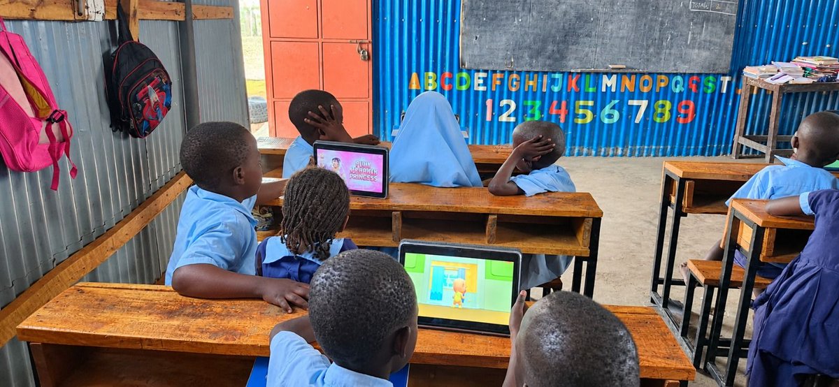 ActionProgres's tweet photo. Tablets transform classrooms into hubs of curiosity and creativity, yet many children still lack access to digital resources.
We are dedicated to providing young learners with a strong foundation for growth. With the support of donors, we can reach more children in Kakuma refugee https://t.co/UEPf0eWj8a