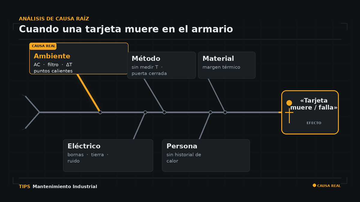 MiMultimetro's tweet photo. LA TARJETA NO ESTABA ROTA. ESTABA COCIDA.

Morían tarjetas cada semana en el armario. El culpable no era la electrónica: era el calor.

La historia y el análisis 👇
https://t.co/EsHBNYBHQb https://t.co/uZxl2JcfN5