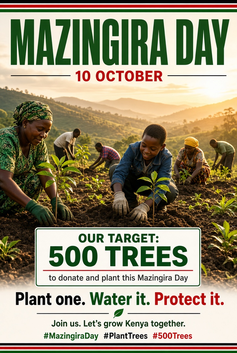 Keepplantingorg's tweet photo. Did you know?
October 10th is officially recognized as Mazingira Day, a national public holiday in Kenya dedicated to environmental conservation and climate action.

This day, we plan to donate 500 trees.

We have faith-we shall do it- we shall plant!
.
@treegens  @MemeForTrees  @bihary41418  @EnvironmentEEYE , @climatemessages @CliMate_HEAL @EarthKeeper22 @NinjaCatLive @BubbaGumpNCX @NoCredits_ @TPEnviron @Jimmyncx