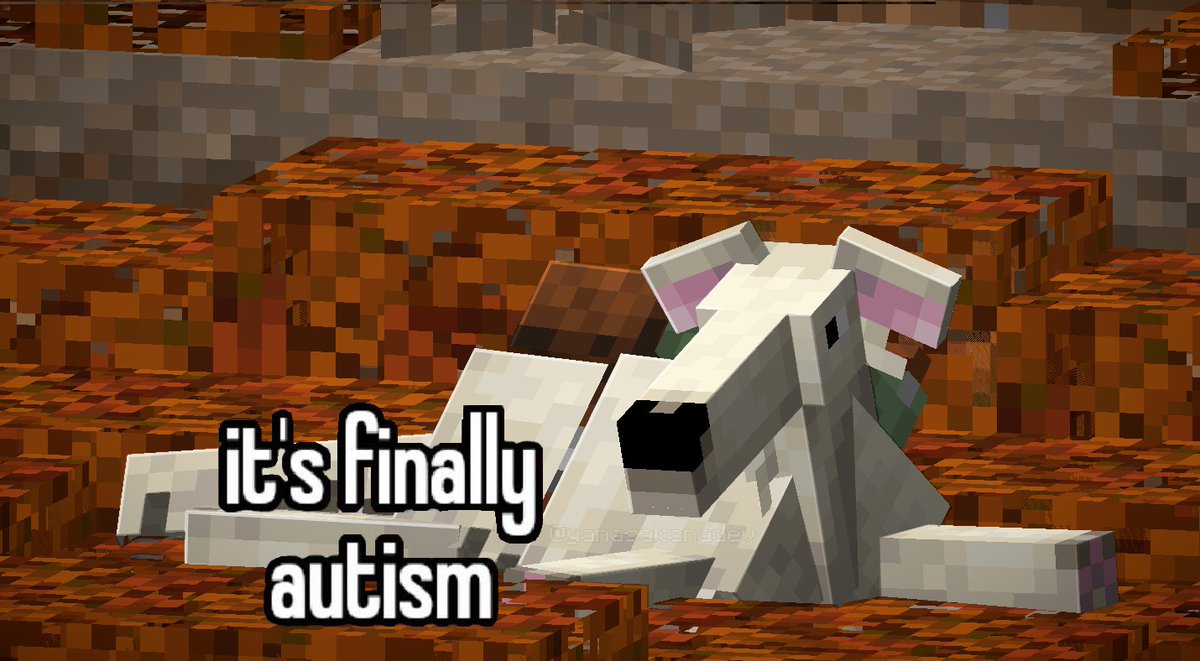 yanasakanadev's tweet photo. i love borzoi i love autumn #minecraftㅤ https://t.co/8SznfZJkAq