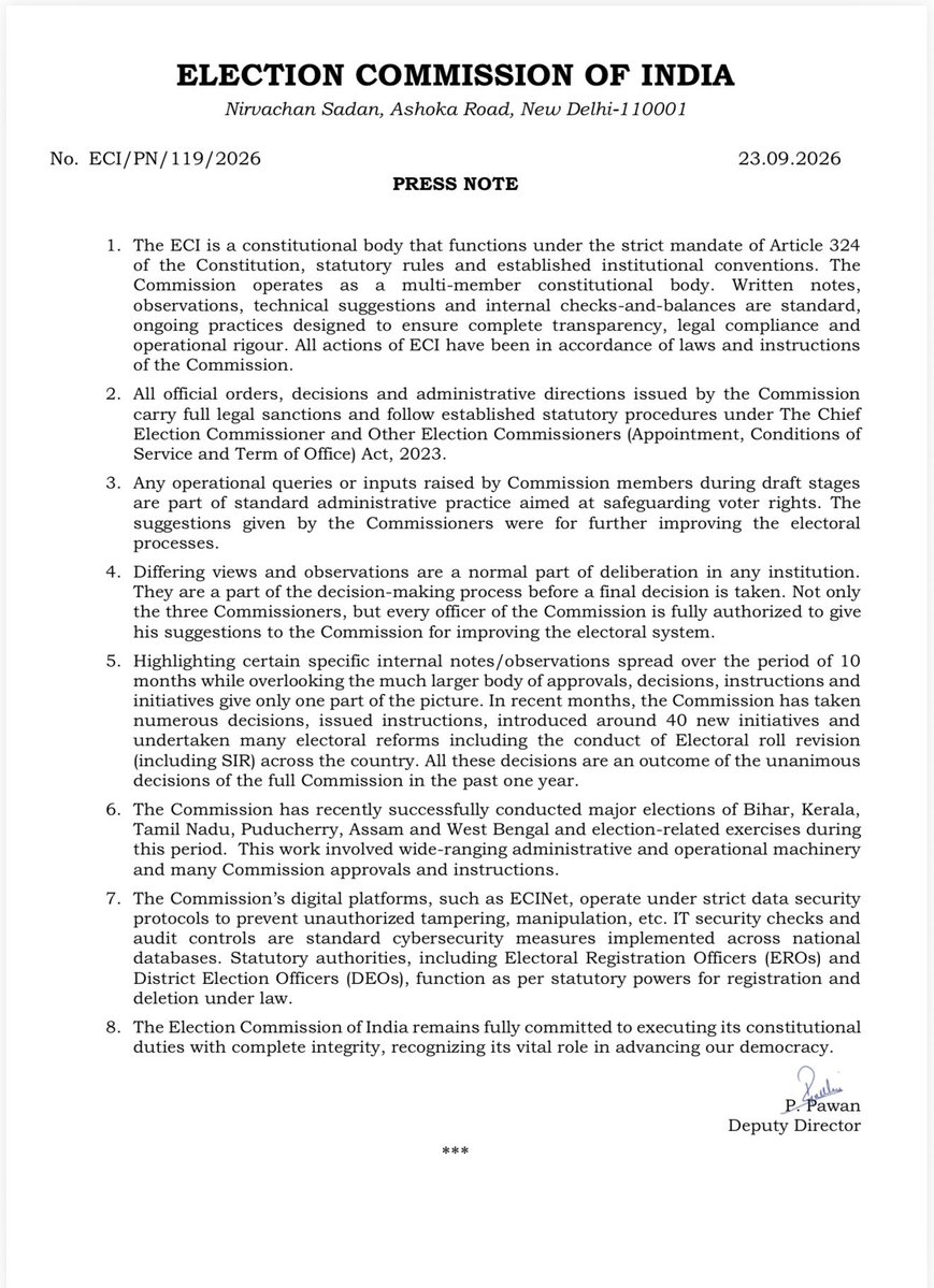 PoulomiMSaha's tweet photo. Not a single comment on the pointed questions and instances raised in the @IndianExpress report 

Instead an admission that the report wasn’t wrong  (see point 5) https://t.co/9XcG75CLo0
