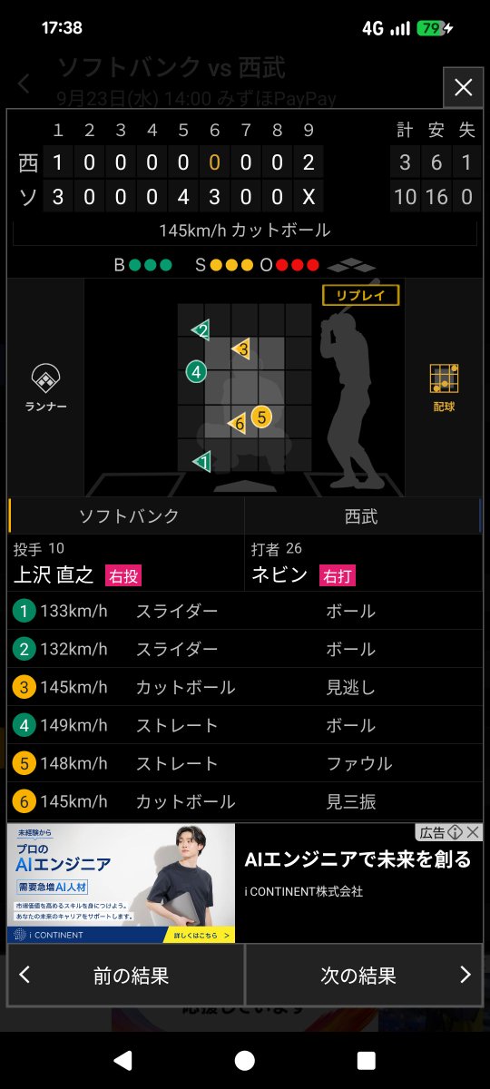 rin_yakyu_'s tweet photo. アプリが必ず正しいとは限らんが、ストライクかなとは思うし、審判にゾーンの抗議したら退場になってもおかしくないやろ https://t.co/X60HV6YcLf