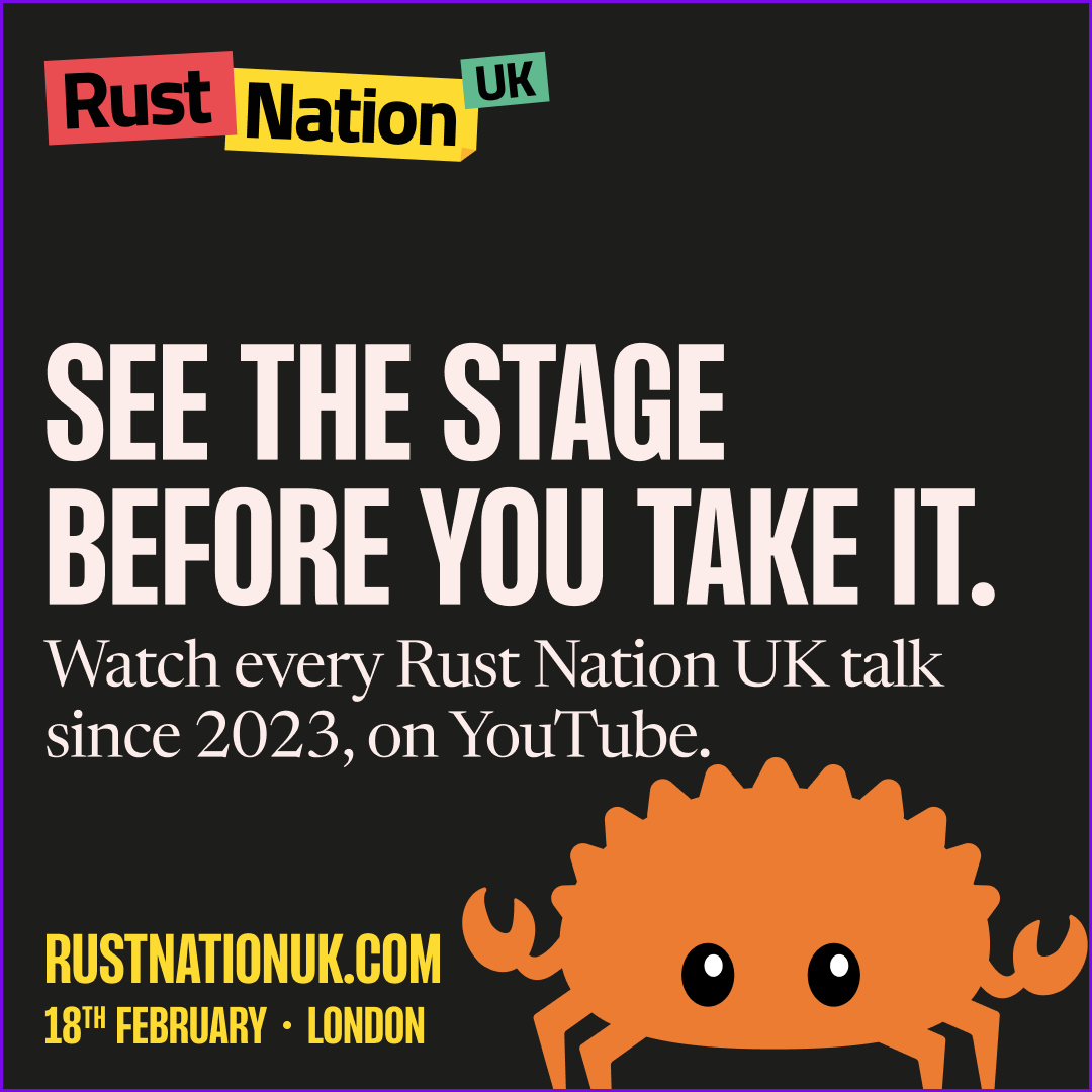 RustNationUK tweet picture