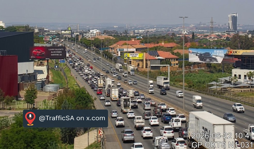 TrafficSA's tweet photo. Midrand - N1 South : Breakdown ==> Allandale Road https://t.co/FC9gtedFDT