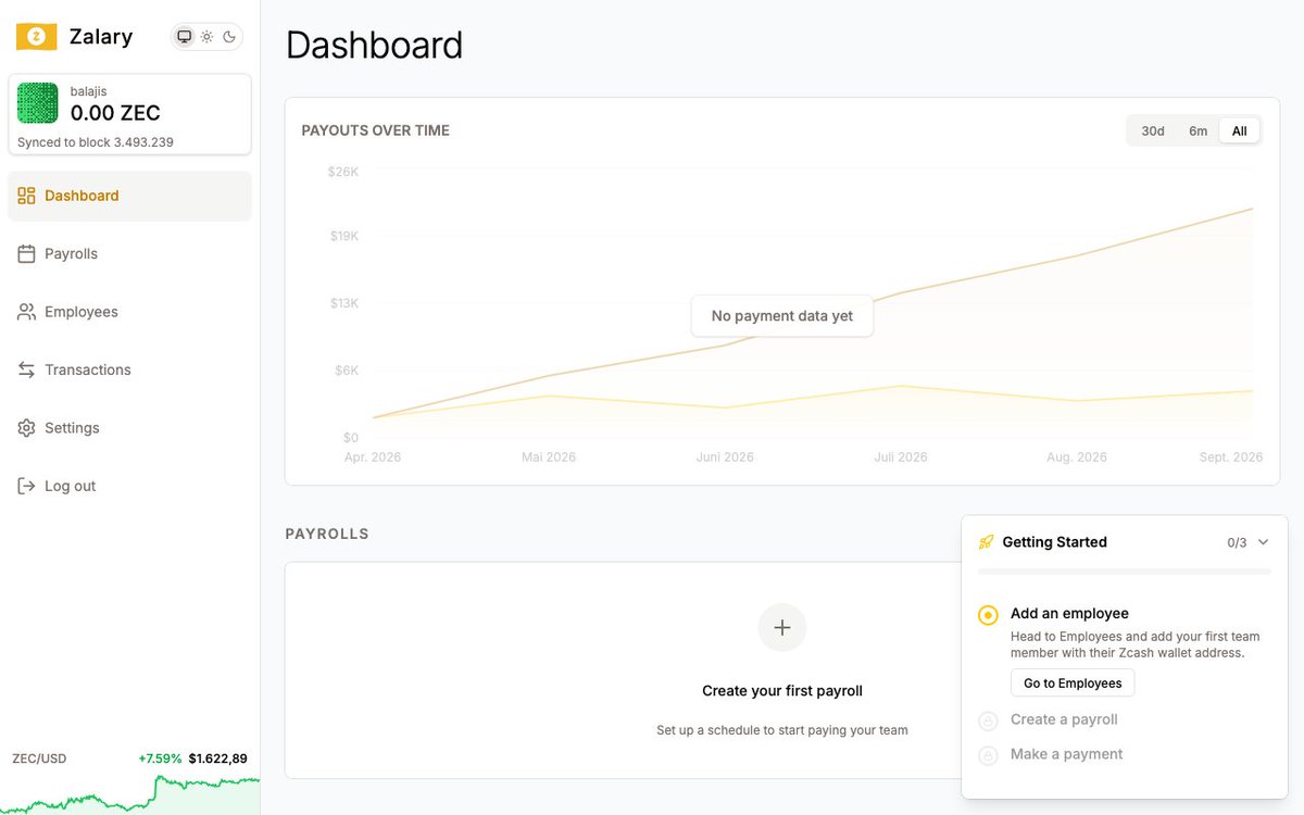 faust0xbt's tweet photo. https://t.co/15K9zCfW9J was built by me & @Adedamolajoke during our time at @ns in Malaysia.

A true testament to how https://t.co/AgQ0604354 combinates tech-savvy people and leads to net-positive outcomes for society.

Zalary, a private internet money payroll solution is exactly that. User-friendly, private by design and build for the next generation of internet work.

Boss moves.

I want to personally thank @balajis and every person at ns, AJ and all the zec contributors and interesting colleagues i met in Malaysia 🙏

Road to collosseum '26!