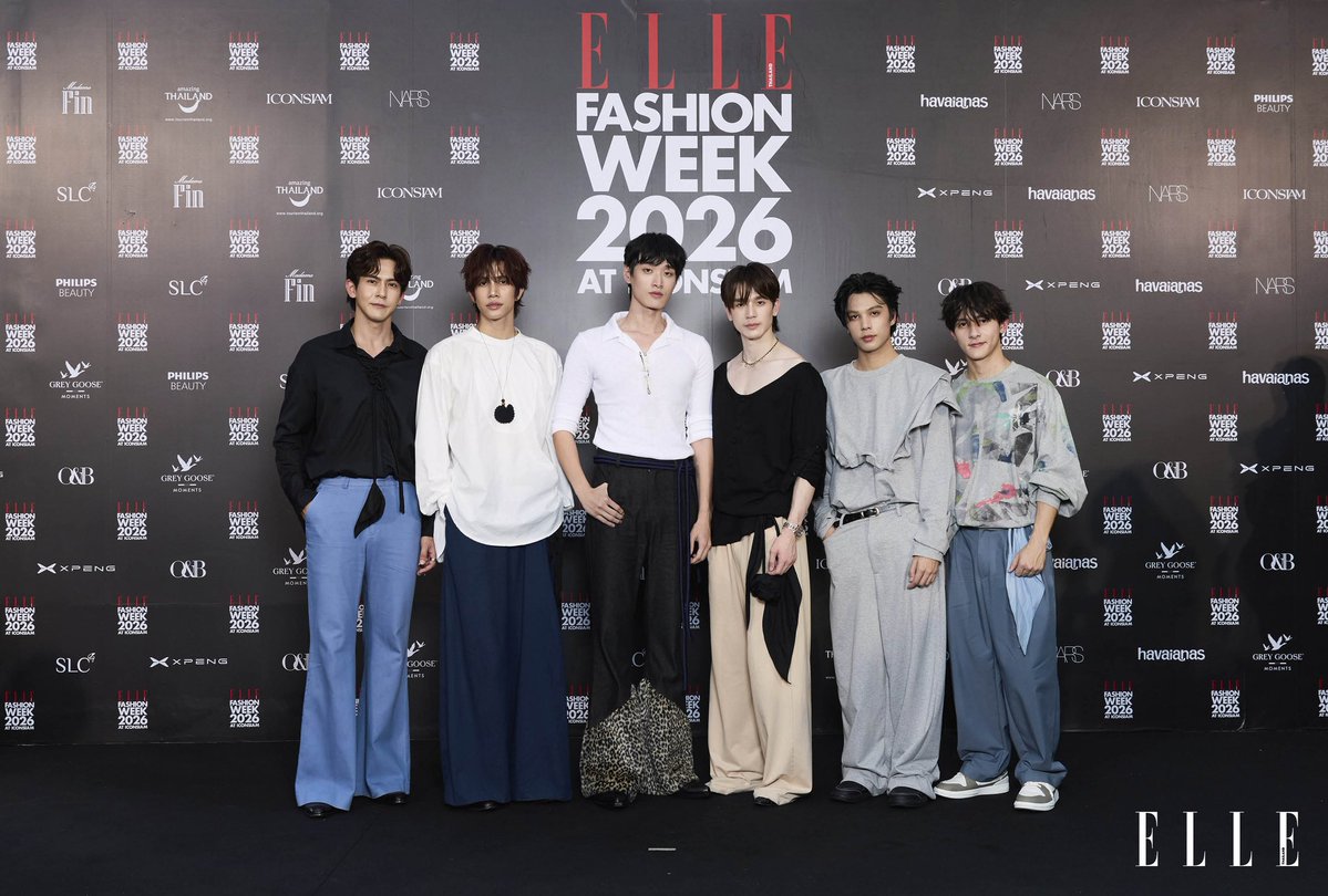 Tailai_ENT's tweet photo. บอส, ตงตง, เต้ย, ภูมิ, ลิตเติ้ล​ และ​ อัลธอน​ เข้าร่วมงาน​ ELLE​ Fashion​ Week​ 2026 Press Conference 💖

#ELLEFashionWeek2026
#EFW26ATICONSIAM
#ELLEFASHIONXNOUR
#NOURTheSeries #นูร์เดอะซีรีส์ https://t.co/CVezRyoohh