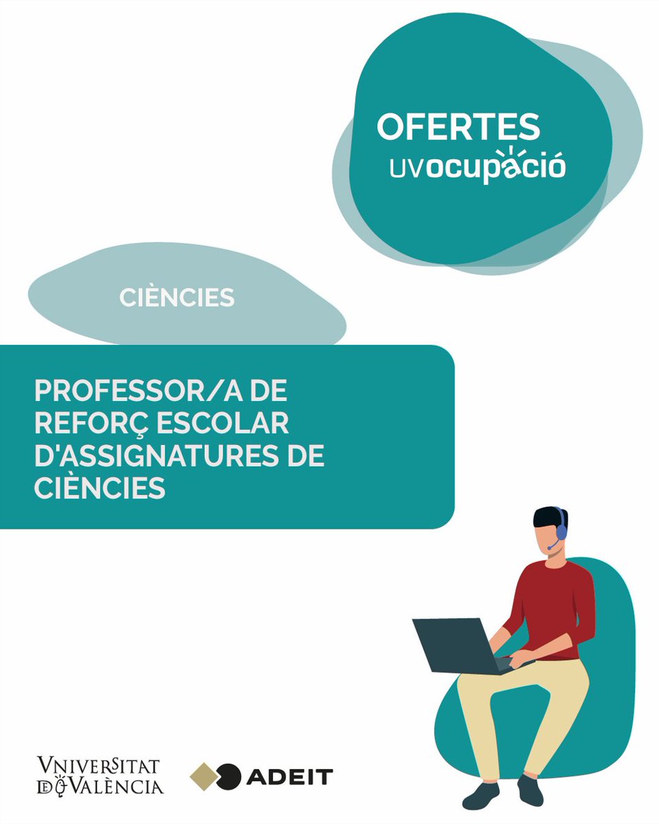 UVocupacio's tweet photo. 💫 Arriben noves #OfertesUV per a impulsar el teu futur @UV_EG | @ADEITUV 🧵
➡️https://t.co/eoWFyDINch https://t.co/wdcNoXFbdw