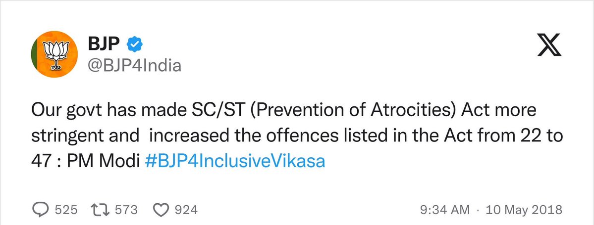 krtkvkrm's tweet photo. @Mrsinha Sc st act was already repealed by Supreme Court in 2018-2019 who strengthen that ? 

Who passed 104th amendment in parliament ? 

Government is busy in vote bank politics https://t.co/DTeVI0iLrZ