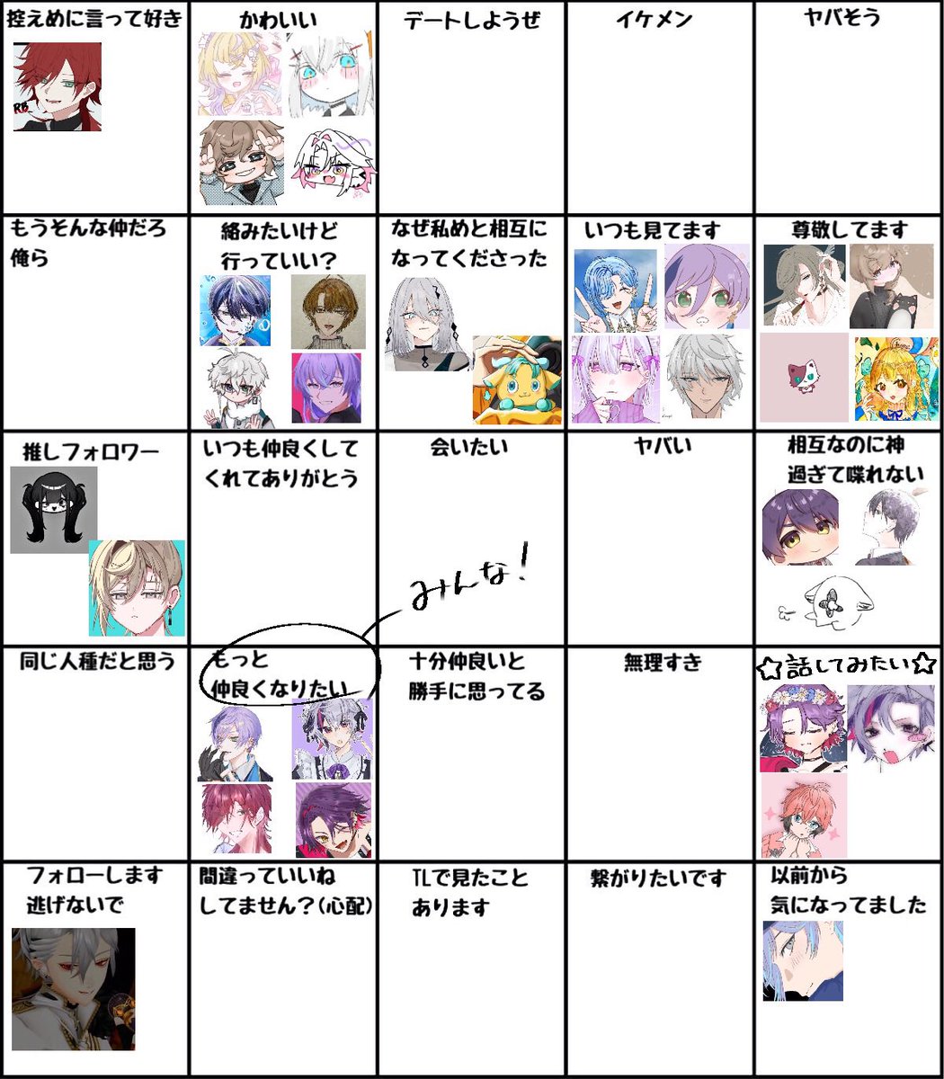m_qlxx's tweet photo. #いいねした人を分類する
漏れあったらごめんなさい〜😭😭
みんなありがとうもっと絡もうね❣️🌟 https://t.co/rkb0wpVc0a