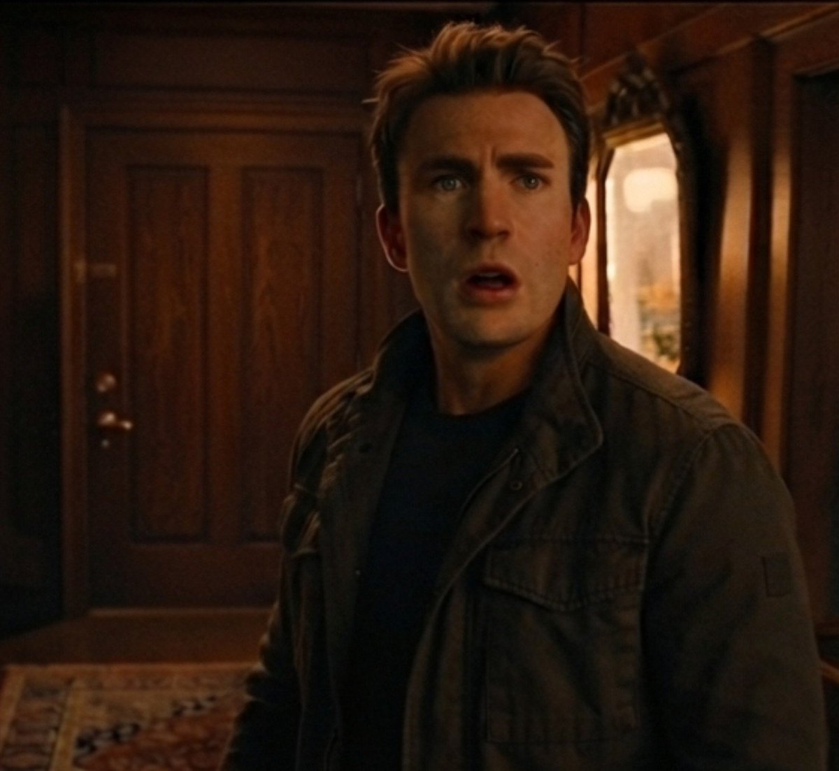 BoinkBuzz's tweet photo. 🚨 𝗖𝗢𝗡𝗙𝗜𝗥𝗠𝗘𝗗 - The Ending of 'AVENGERS: ENDGAME ENCORE' has changed

Peggy Carter hears a knock on their front door, she answers while Steve Rogers stands in a corner

We hear the voice Loki asking for Steve, Peggy tells him to come in

The last shot is of Steve absolutely shocked to see Loki again since the battle of New York