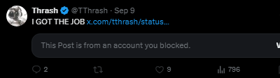 zerozerozeroeq's tweet photo. Hey! Maybe you can use that money to pay back all the people you fucking stole from, rat.

@TThrash walkin https://t.co/DVs3kla4Y0