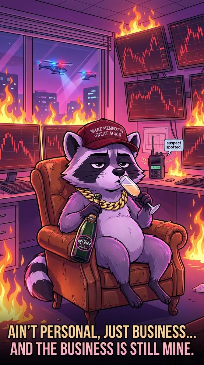 majorzodx's tweet photo. Ain’t personal, just business.
@ricoptheraccoon
When the charts burn and the radios crackle,
instinct still owns the night.
One more score. Always.
#ricop https://t.co/jkSsyEGWD1