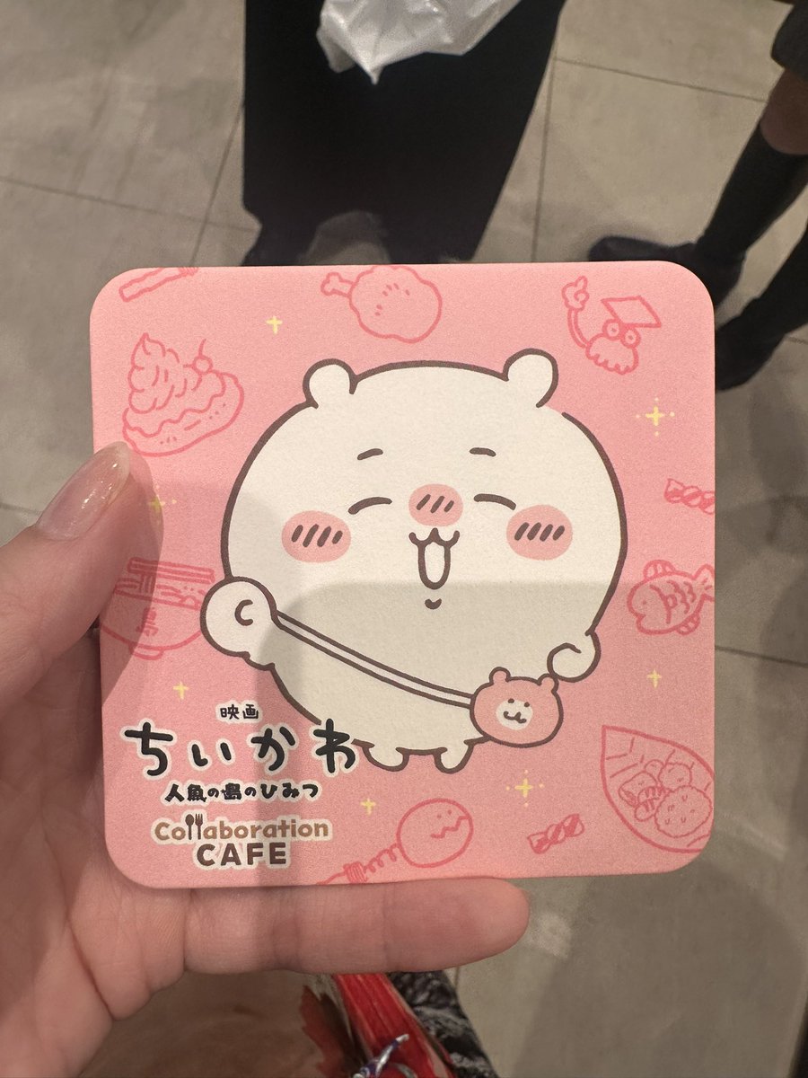 SEI1122824's tweet photo. 交換
映画ちいかわ人魚の島のひみつ CollaborationCAFE
コースター

譲}ちいかわ
求}島二郎、うさぎ、セイレーン、ラッコ

お心当たりあるかた、検索からもお気軽にリプ、DMお待ちしております🙇‍♂️

郵送または現在名古屋PARCOにいるため手渡し https://t.co/Gu7F0W4Cm2