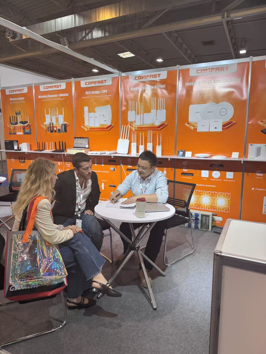 szcomfast's tweet photo. 🚀 COMFAST is at Security Essen 2026!
Meet us to explore wireless networking solutions for security, CCTV & commercial projects, plus OEM/ODM cooperation.
📍 Booth 2C14
📅 Sept. 22–25
📌 MESSE ESSEN, Germany
🌐 https://t.co/jGqTC1ouCB
#COMFAST #SecurityEssen2026 #OEMODM https://t.co/mImuYbh0G6
