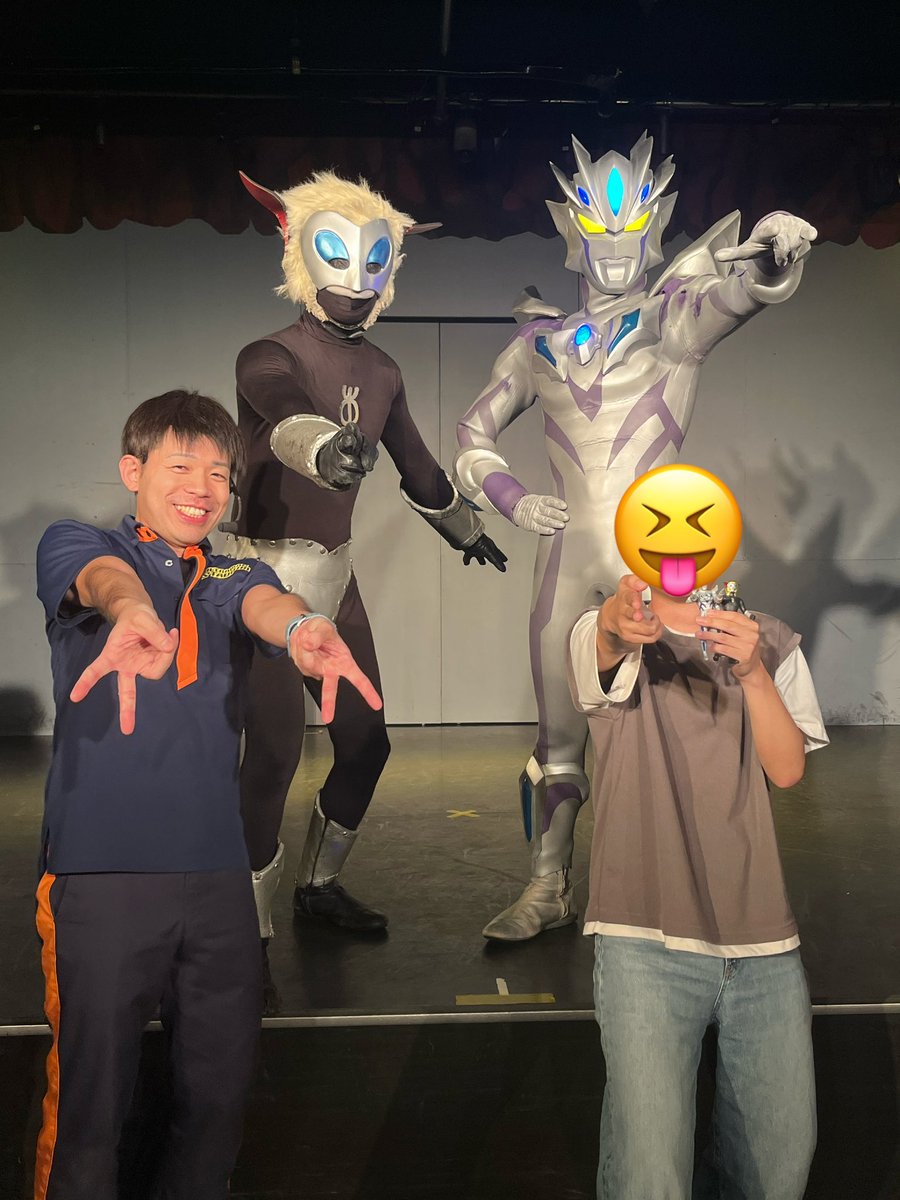 spaina_R1's tweet photo. ㊗️初マグマ回デビュー‼️
面白い上に殺陣はちゃんとカッコいい、マグマ星人と遂に会えた❗️ゼロビヨンドもカッコ良過ぎる…ゼロの形態で一番好き…

キヨタカ隊員もありがとうございました❗️とっても楽しかったです❗️😂

※隊員さんの撮影・掲載は御本人から許可頂いてます！

#ウルトラマンスタジアム https://t.co/6OjmPa1Sd0