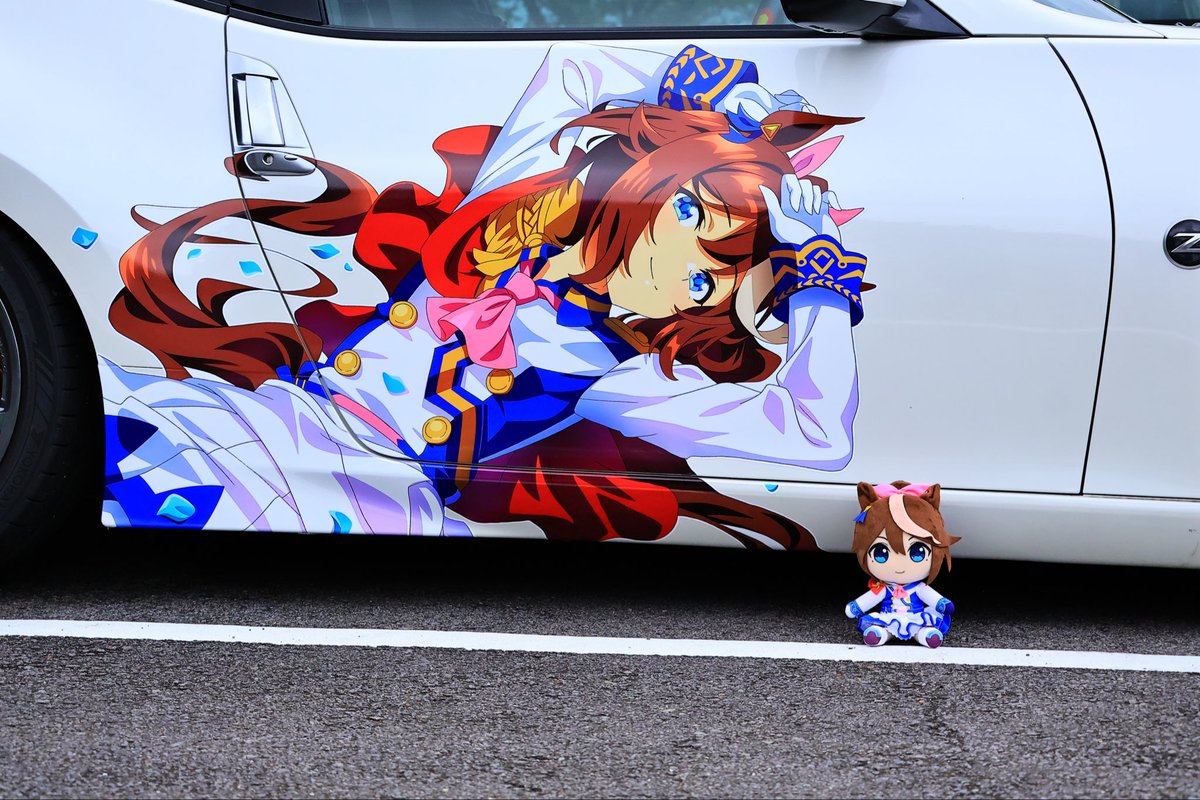 Asuka3155's tweet photo. ご報告

             「全力の   限界のその先」

ウマ娘プリティーダービー2期より
トウカイテイオーを貼らせて頂きました！
初の痛車なのでよろしくお願いします！

 #ウマ娘 
 #トウカイテイオー 

お世話になった方々はツリーにて↓ https://t.co/SFalL0Feiu