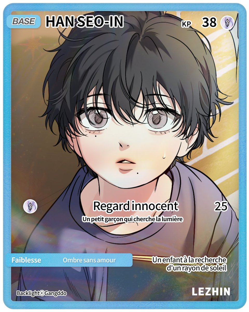 lezhin_fr's tweet photo. ✨𝑺𝒑𝒆𝒄𝒊𝒂𝒍 𝑺𝒑𝒆𝒄 𝑪𝒂𝒓𝒅✨

🪪𝐇𝐚𝐧 𝐒𝐞𝐨-𝐢𝐧🔍
de 𝘉𝘢𝘤𝘬𝘭𝘪𝘨𝘩𝘵

La carte de Han Seo-in est enfin disponible !
Faites glisser pour voir
ses stats et compétences ! ➡️
👉https://t.co/nz4YcFqxke

*Qui sera le prochain personnage ?🤫

#LezhinFR #Lezhin #HanSeoin #Backlight