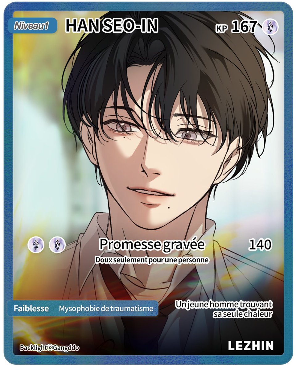 lezhin_fr's tweet photo. ✨𝑺𝒑𝒆𝒄𝒊𝒂𝒍 𝑺𝒑𝒆𝒄 𝑪𝒂𝒓𝒅✨

🪪𝐇𝐚𝐧 𝐒𝐞𝐨-𝐢𝐧🔍
de 𝘉𝘢𝘤𝘬𝘭𝘪𝘨𝘩𝘵

La carte de Han Seo-in est enfin disponible !
Faites glisser pour voir
ses stats et compétences ! ➡️
👉https://t.co/nz4YcFqxke

*Qui sera le prochain personnage ?🤫

#LezhinFR #Lezhin #HanSeoin #Backlight