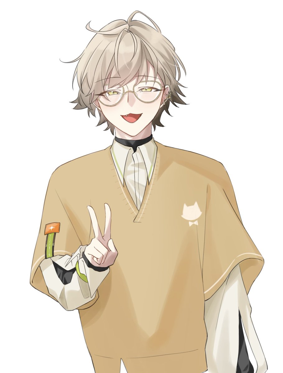 shioribuka's tweet photo. 畫了貓主播😼🫶 https://t.co/75xn4KEmK1