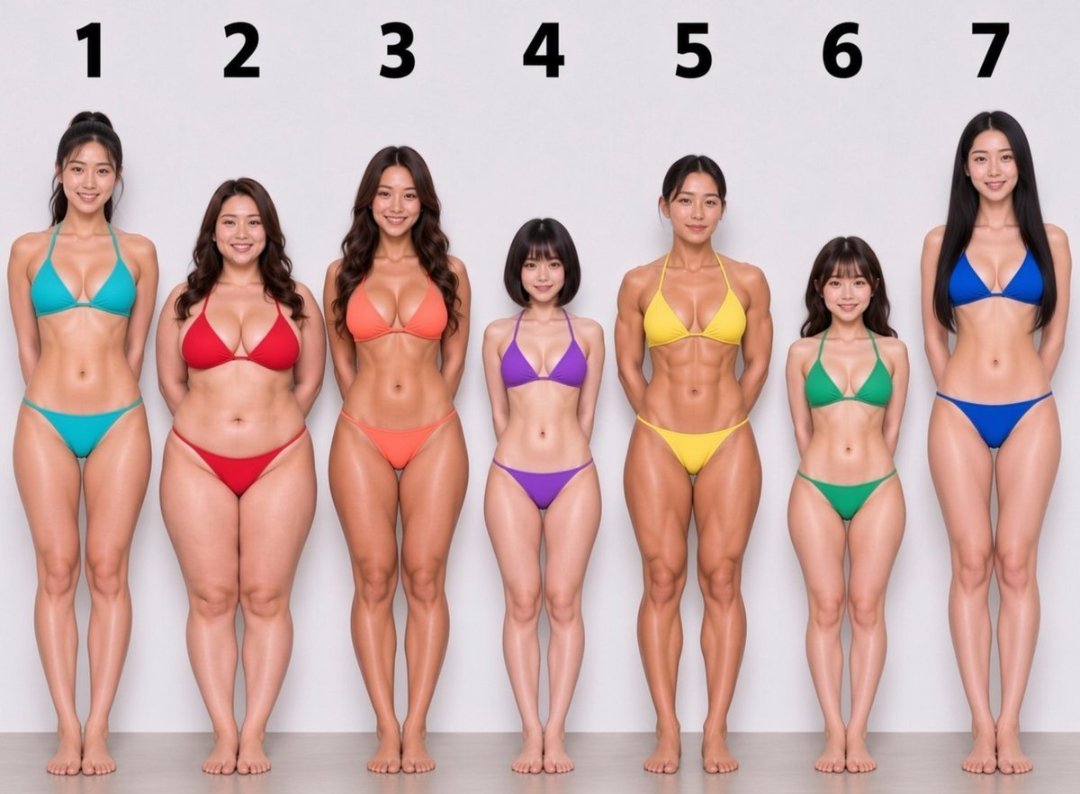 Knightley_22's tweet photo. Be Honest Guys,
 what body type do you find most attractive in women..? 🤔 https://t.co/mgxKbsAisT
