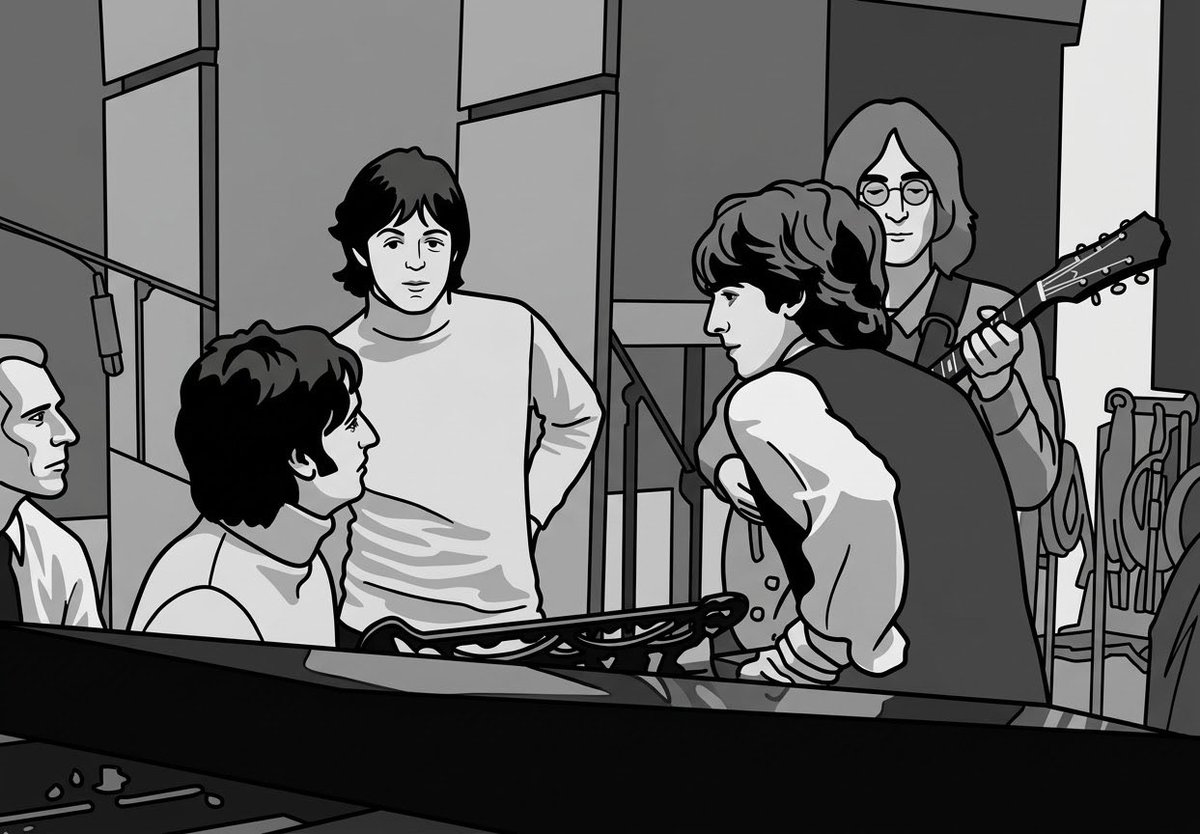 Today_Beatle4's tweet photo. 1968年9月23日、ビートルズが録音を始めた曲は、最初から一つの曲だったわけではない。
ジョンがそれまでに書いていた、いくつもの断片。
それを一つにまとめてしまおうとした。
完成したのが、あの「Happiness Is A Warm Gun」だった。👇
#TheBeatles #beatlestwt #WhiteAlbum #HappinessIsAWarmGun