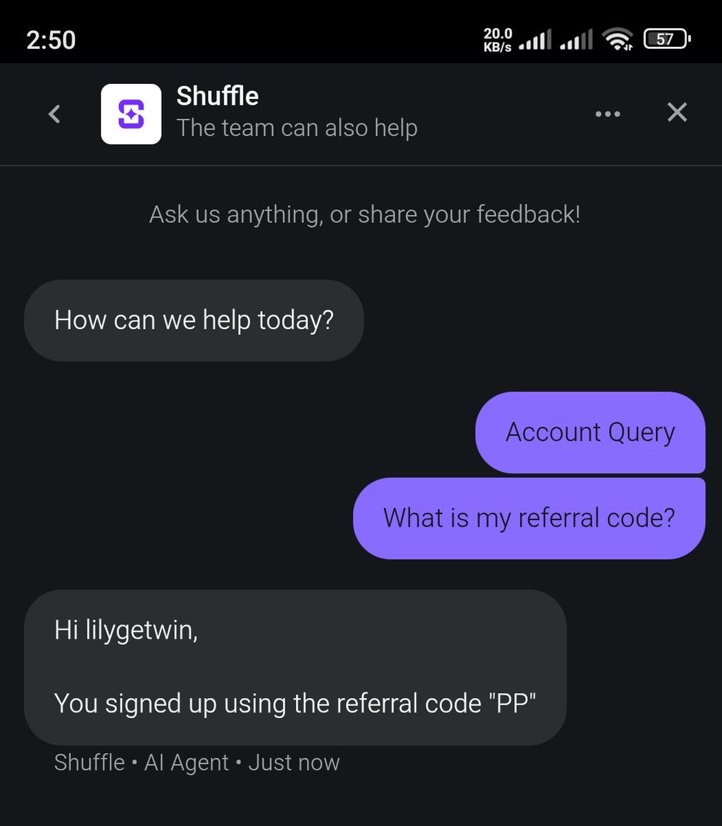 lilygetwin's tweet photo. I'm under your code @pp_privatejet_2 "PP"
Shuffle username: lilygetwin
#PPxSHUFFLE
THANK YOU π«Ά https://t.co/P4n1mVHkcK