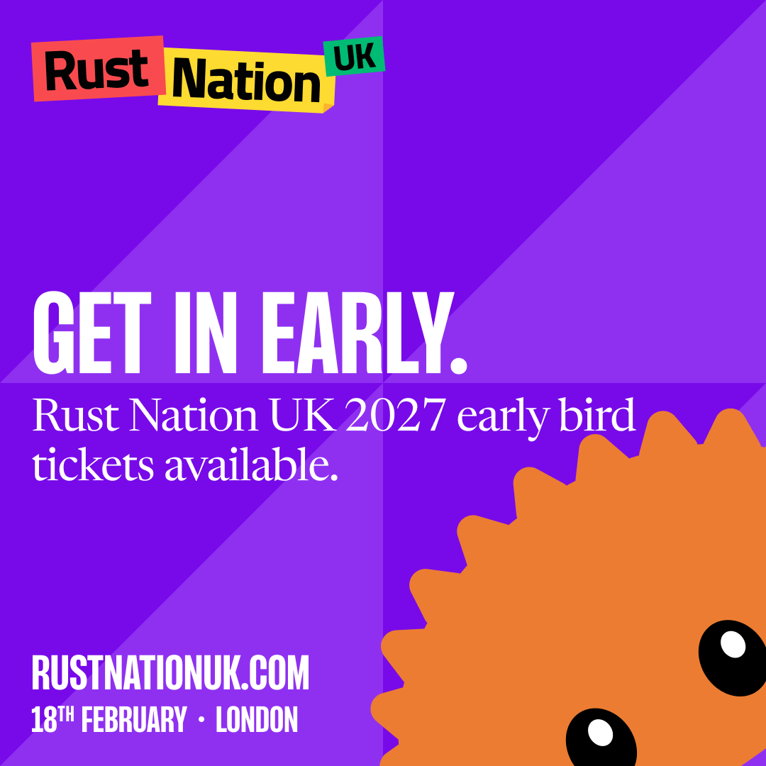 RustNationUK tweet picture