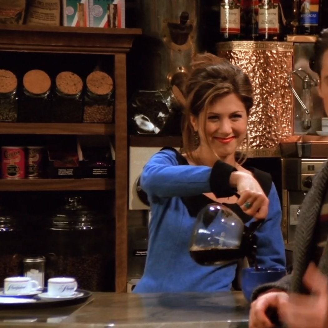 cinevow's tweet photo. Jennifer Aniston as Rachel Green in Friends, 1994 https://t.co/kXubRKCUzK