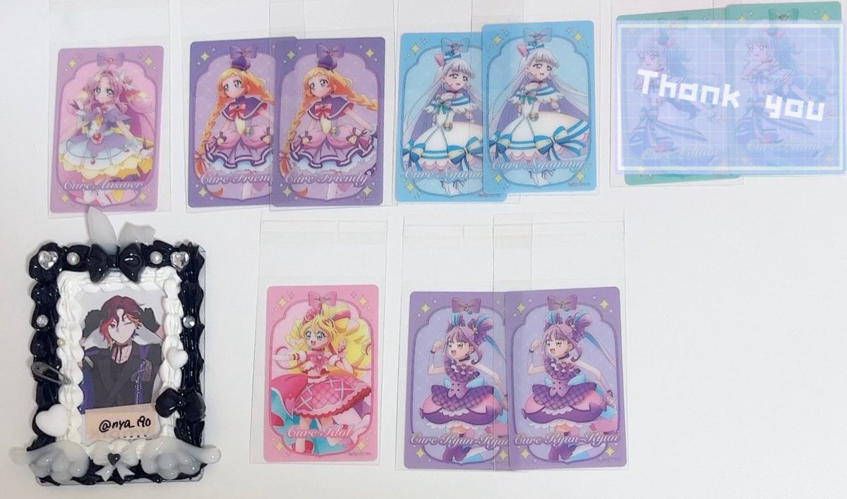 nya_190's tweet photo. 【交換】映画名探偵プリキュア！ ランダムクリアカード

【譲】下記画像

【求】同種アルカナ

郵送交換
初回プロカ必読

お気軽にお声がけください https://t.co/nFOXfEGANw