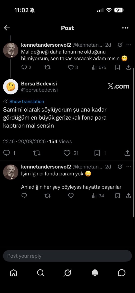 borsabedevisi's tweet photo. @kennetandersn2 Konuyu sen anla yeğen https://t.co/CEPdEP9Vy4