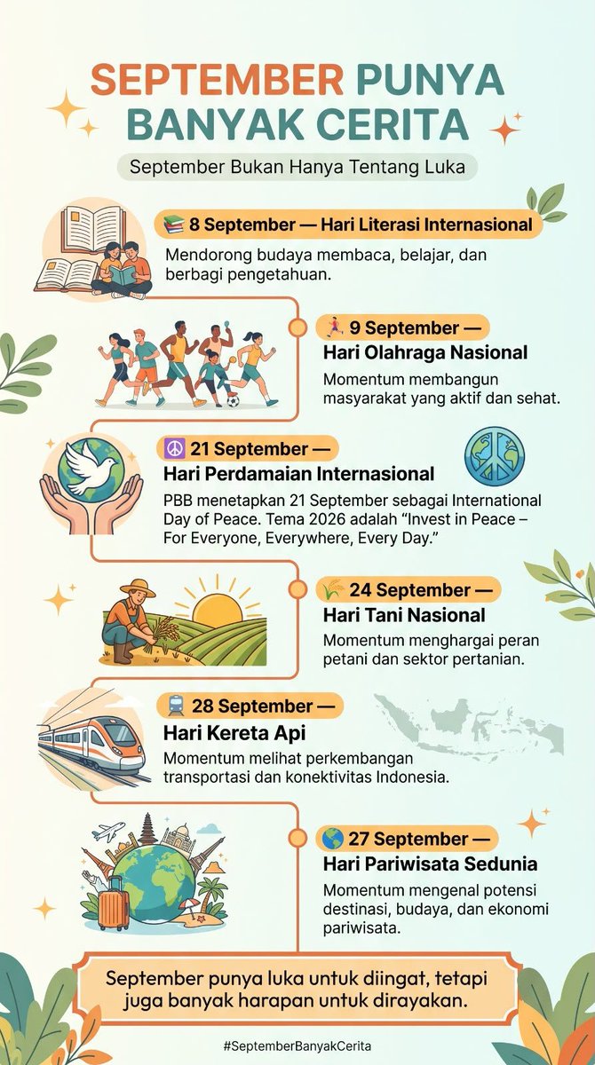 anakzaka's tweet photo. Mulai bulan ini dengan menambah ilmu dan menjaga tubuh tetap fit. Yuk, seimbangkan fisik dan pikiran!
#SeptemberCeria https://t.co/96FrQahsSe