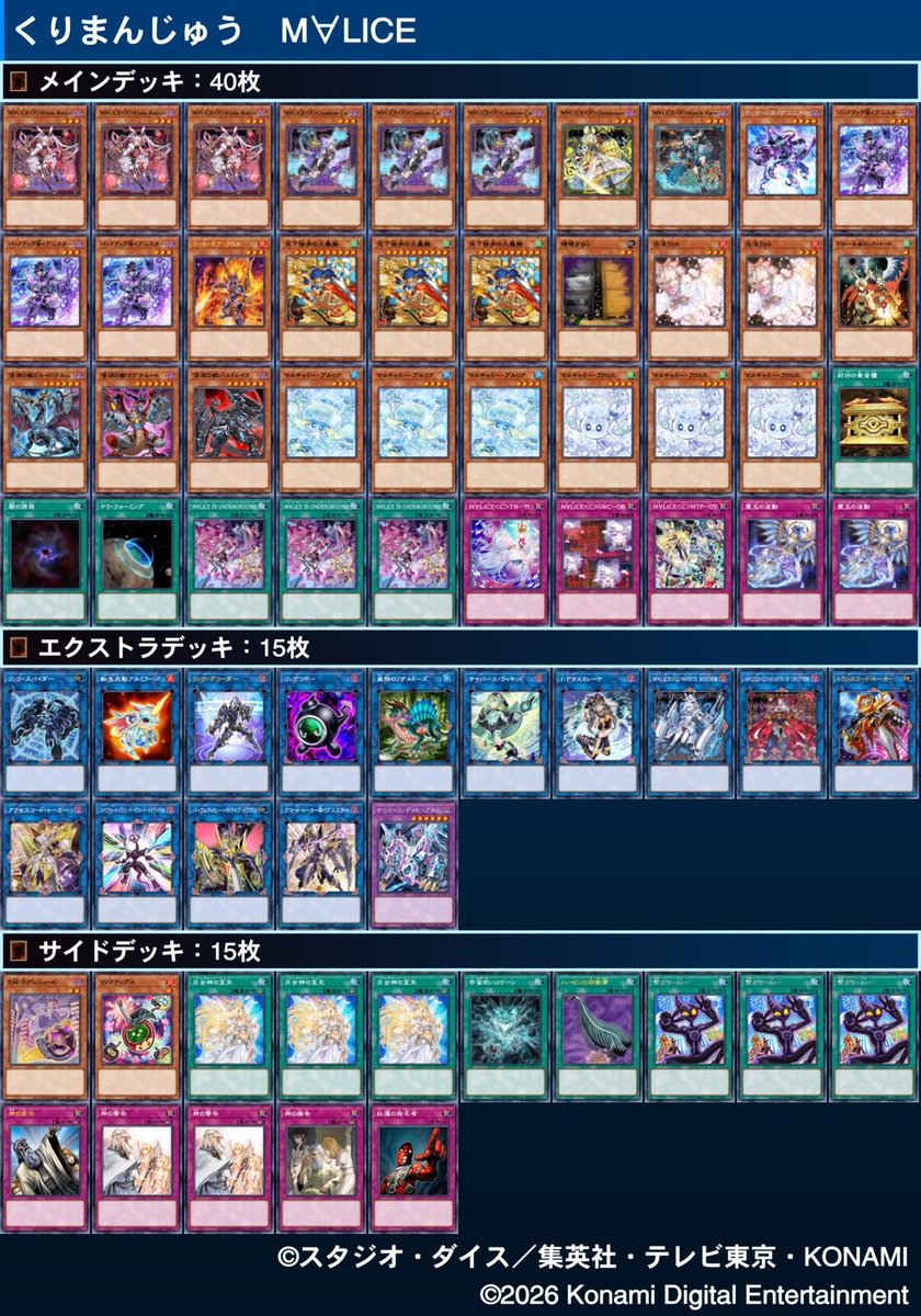 darkgoechan's tweet photo. kintaCS  5人チーム戦

使用デッキ　M∀LICE

1回戦　後　エルフェンノーツ⭕️⭕️
2回戦　先　ラビュ✖️⭕️⭕️
3回戦　後　光と闇ミツルギ✖️⭕️⭕️
4回戦　先　エルフェンノーツ✖️✖️
5回戦　後　エルフェンノーツ✖️⭕️✖️

初5人チーム戦めちゃ楽しかったです！
またあれば参加したいです！！🔥🔥

#kintaCS https://t.co/sjJyRhHaaV