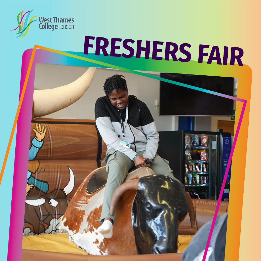 WestThames's tweet photo. Our Freshers Fair at the Skills + Logistics Centre was buzzing with excitement as new students connected with each other, discovered new opportunities and found out more about getting involved in college life. 🙌

#WestThamesCollege #StartHereGoFar https://t.co/2l1XWuqSlE