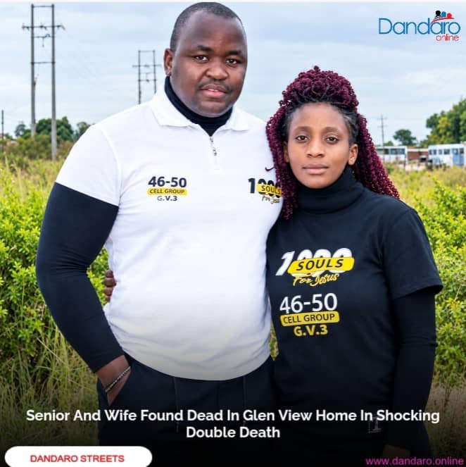 DandaroOnline's tweet photo. #dandarostreets Senior and his wife have reportedly been found dead at their home in Glen View, Harare, in a developing incident that has sparked speculation of a possible double suicide. 

According to Bhozhongora, Senior was reportedly found frothing at the mouth, while his wife was found bleeding. The circumstances surrounding their deaths remain unclear, and there is no official confirmation that it was a suicide.

Senior was known around Glen View’s fitness and karate circles back in his younger days, when he was active in the community. The circumstances surrounding the couple’s deaths are yet to be established as investigations continue.

Follow our WhatsApp Channel:
https://t.co/cYTwWjSLzD