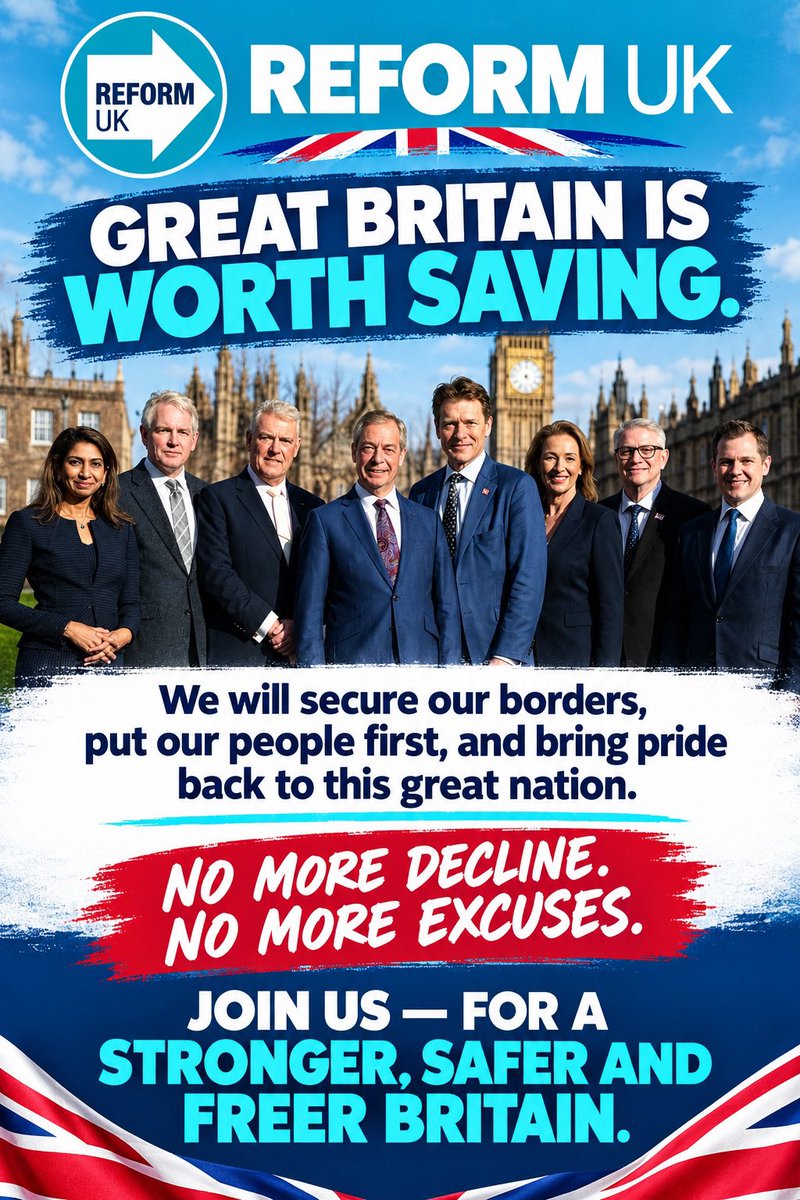 ChrisWrightson6's tweet photo. We can do this, but only if voters stand together. 

Vote @reformparty_uk at every chance you get. 

Reform UK are the only party that can stop this madness. https://t.co/wDEiZozkL9