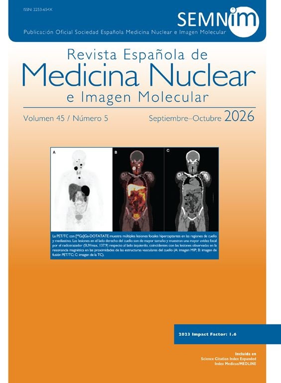 SEMNIMoficial's tweet photo. 📚 La Revista Española de Medicina Nuclear e Imagen Molecular pone a disposición artículos de acceso abierto con las últimas novedades de la especialidad.

🔗https://t.co/dYmFzb3ZzE

#SEMNIM #REMNIM https://t.co/kjGHfqzWhF