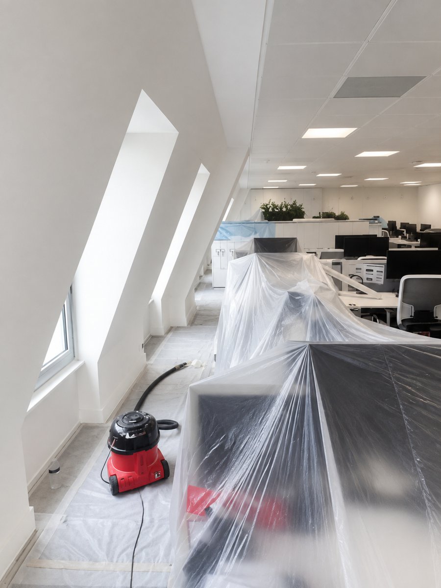 PolyteckGroup's tweet photo. Refurbishing an office for a global children's charity starts with one rule: no disruption to the work happening inside it.
We protected floors and furniture throughout, prepared and painted all walls, ceilings, skirtings, and window seals.
#BuildingServices #Polyteck https://t.co/fz7UD6HCW5