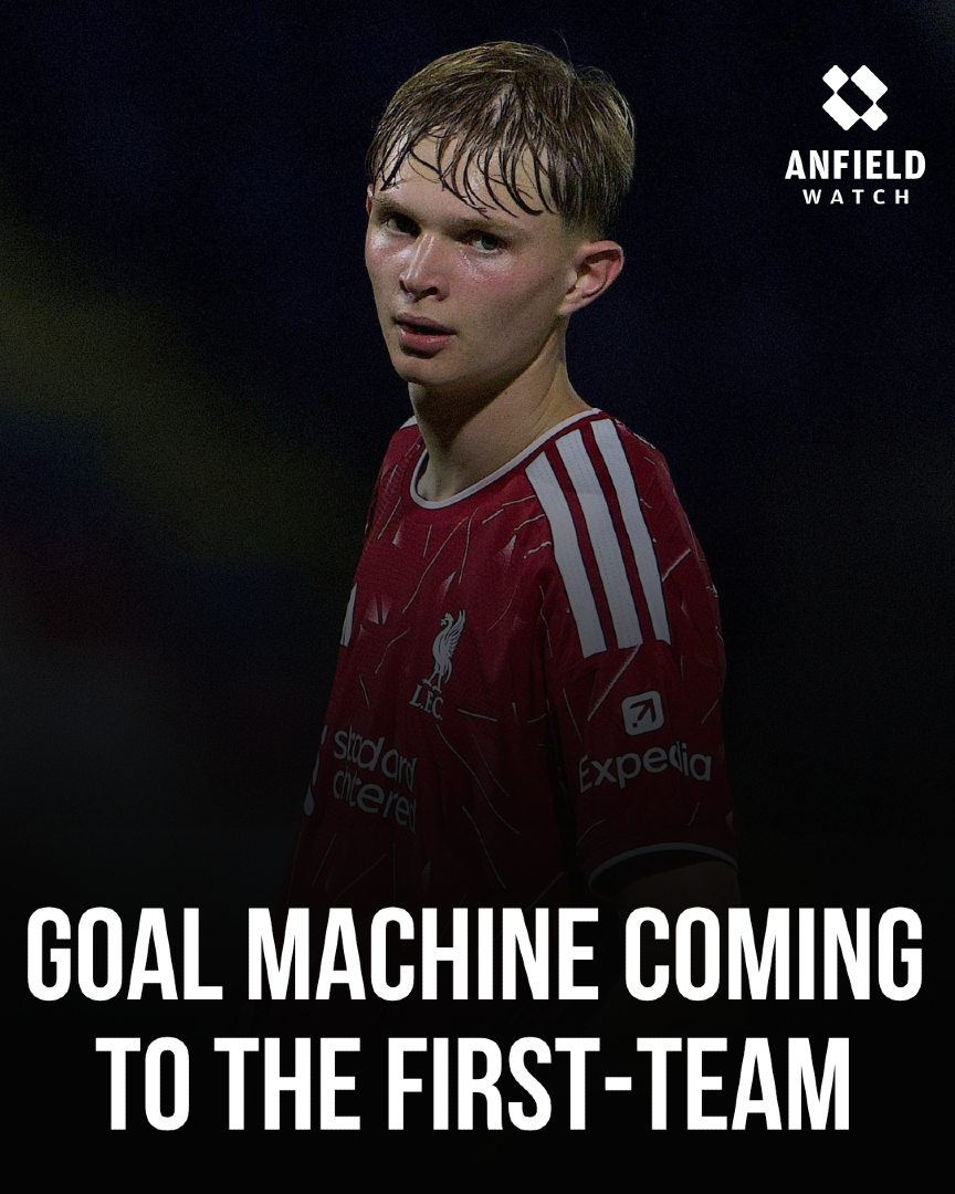 AnfieldWatch's tweet photo. 6 goals and 1 assist in 6 games this season 💎

Surely it's a matter of time until Will Wright is playing for Liverpool's first-team 👀 https://t.co/Z17N2m4lQo