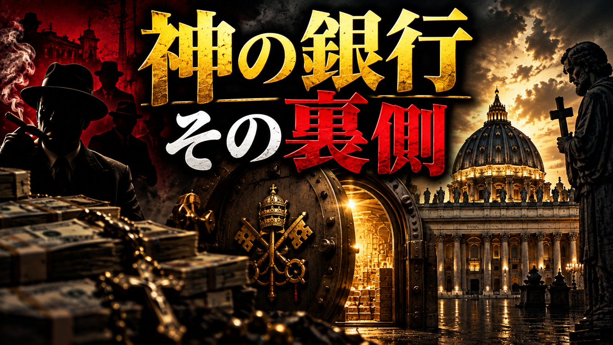 hima03hima11's tweet photo. マフィアの資金を追うと、なぜ「バチカン銀行」が何度も登場するのか。

さらに2023年、舞台はクレディ・スイスへ。
時代を超えて現れる「金融と権力」の接点を追います。

📺9月26日 20:30〜 LIVE
https://t.co/WAaohY3gJ3 https://t.co/NrIS6I0sMc