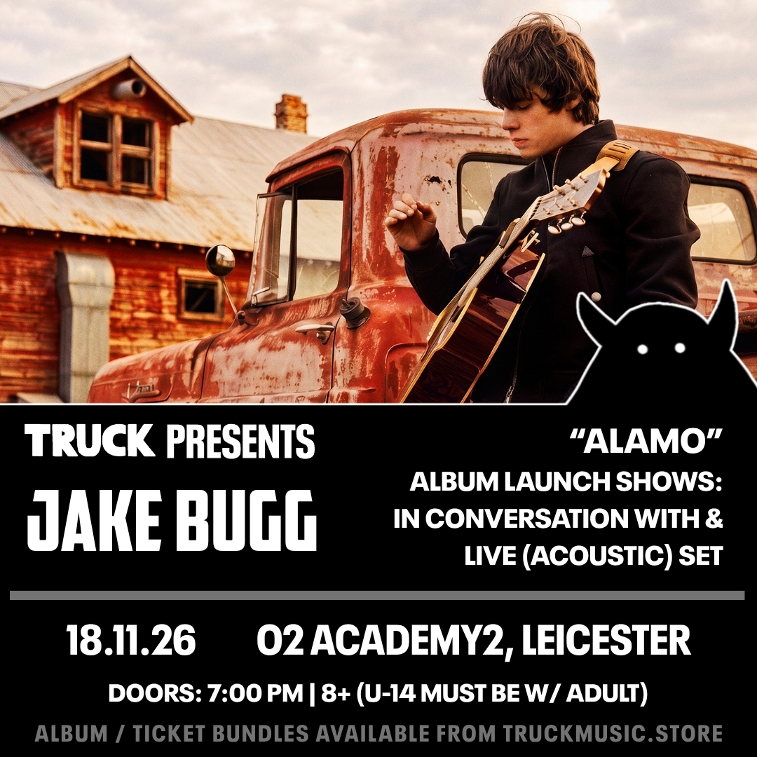 O2AcademyLeic's tweet photo. Just Announced! @TruckOxford present @Jakebugg - Alamo album launch show - In conversation with a live acoustic set - Wednesday 18 November. Tickets/ticket and album bundles on sale Thursday 24 September. https://t.co/JoJaj7Awy2