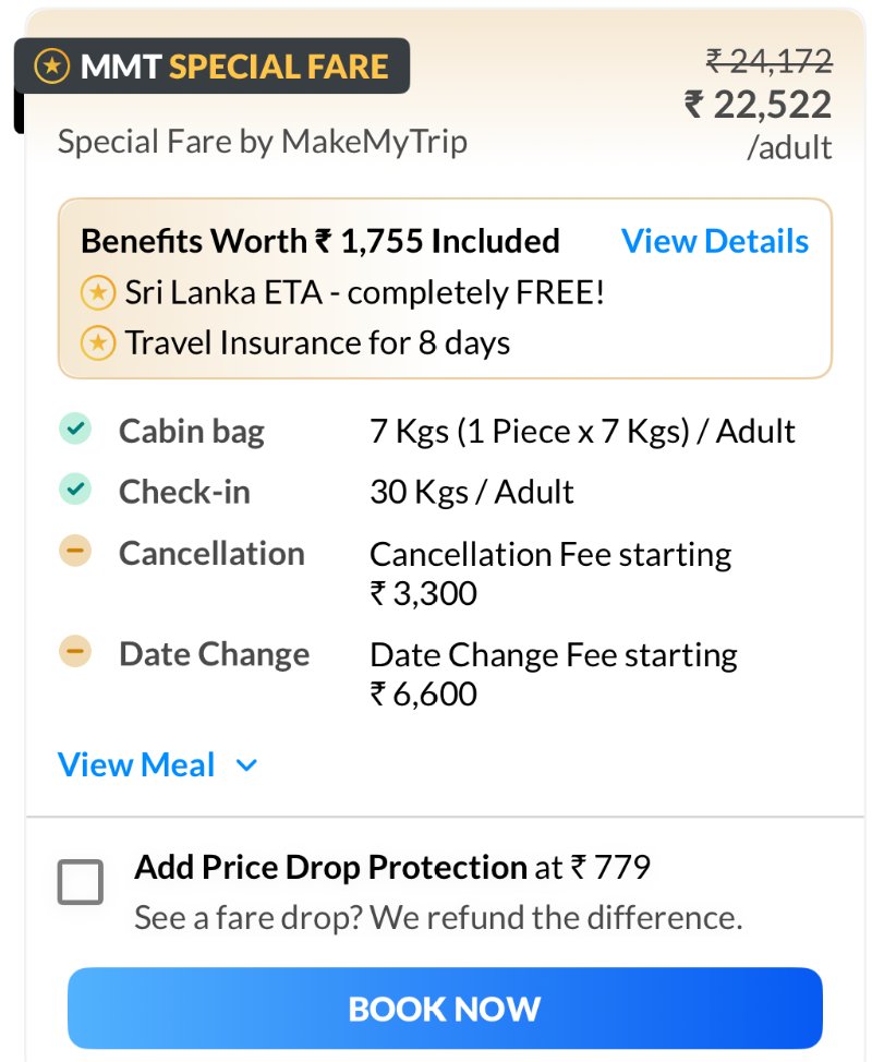 bull_times's tweet photo. @makemytrip , @makemytripcare , Boooked flight ticket with MMT special fare which includes Travel insurance, but another 2600 charged extra for travel insurance! Customer care team is horrible, they closed the ticket without even solving the issue or informing me why should I be charged for the insurance. I never opted for extra insurance.