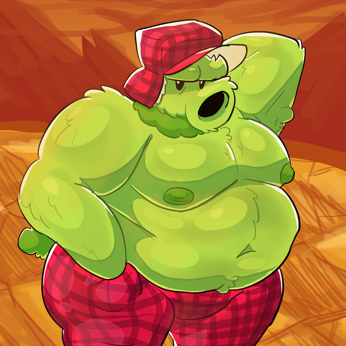 gaybunnygay's tweet photo. Redraw of that one primal peashooter drawing i made https://t.co/j4Qdn4o4uY