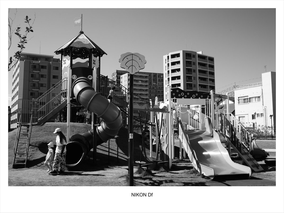 hi_ne_mo_no's tweet photo. 修理から帰ってきたNikon Df
2017年に故障して以来の撮影
やっぱりいい!!
2013年発売のカメラだけど、
自分の中では、まだまだ現役
#NikonDf #公園 #遊具 https://t.co/DDJgBX1LgH