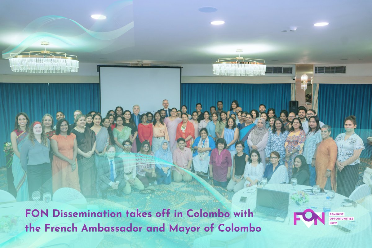 ThinkCREA's tweet photo. Four years. 23 feminist organisations. One powerful room.

On 18 Sept, CREA marked four years of #FONSriLanka in Colombo—celebrating feminist action against GBV and the power of flexible funding to strengthen movements, systems and change. 

#ThinkCREA #FeministOpportunitiesNow https://t.co/QrwoF5pJFk