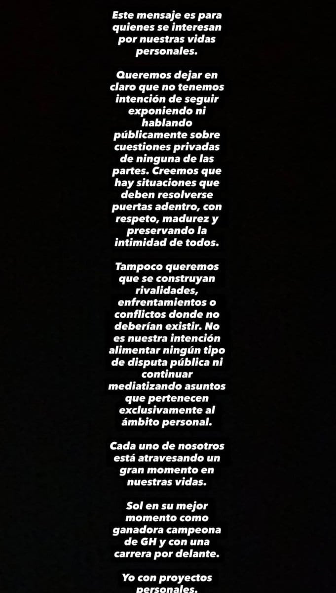 Loliaaa_23's tweet photo. @SolangeAbraham:un ejemplo d mujer consciente y madre responsabl;con su sabiduría,ha sabido superar sus diferencias personales para anteponer el bienestar d su hija a cualquier otra consideración.Y,tal y como pidió su exmarido,dejad d convertir sus vidas en contenido #granhermano https://t.co/EvVdk9L7PT